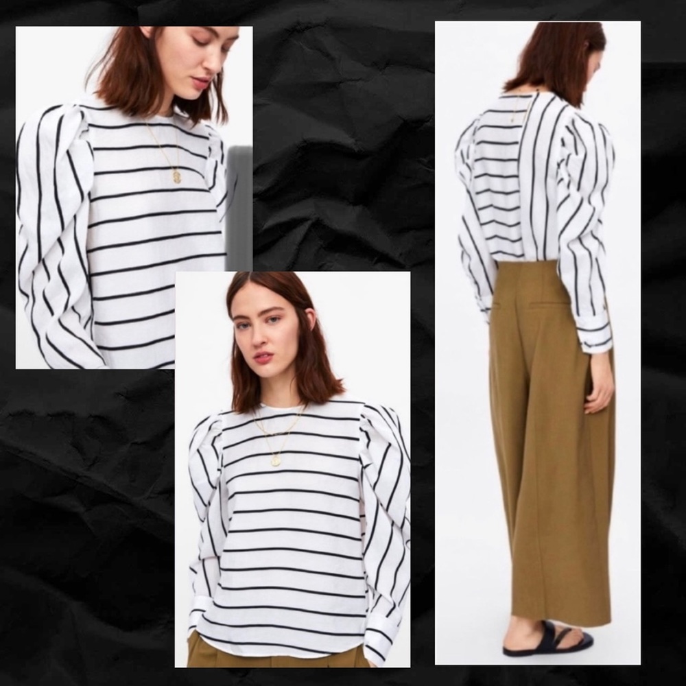 NWOT • Zara | Long Sleeve Top | Size XL •